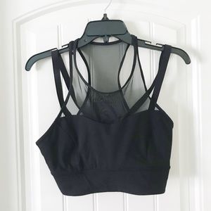 Lululemon black sports bra
